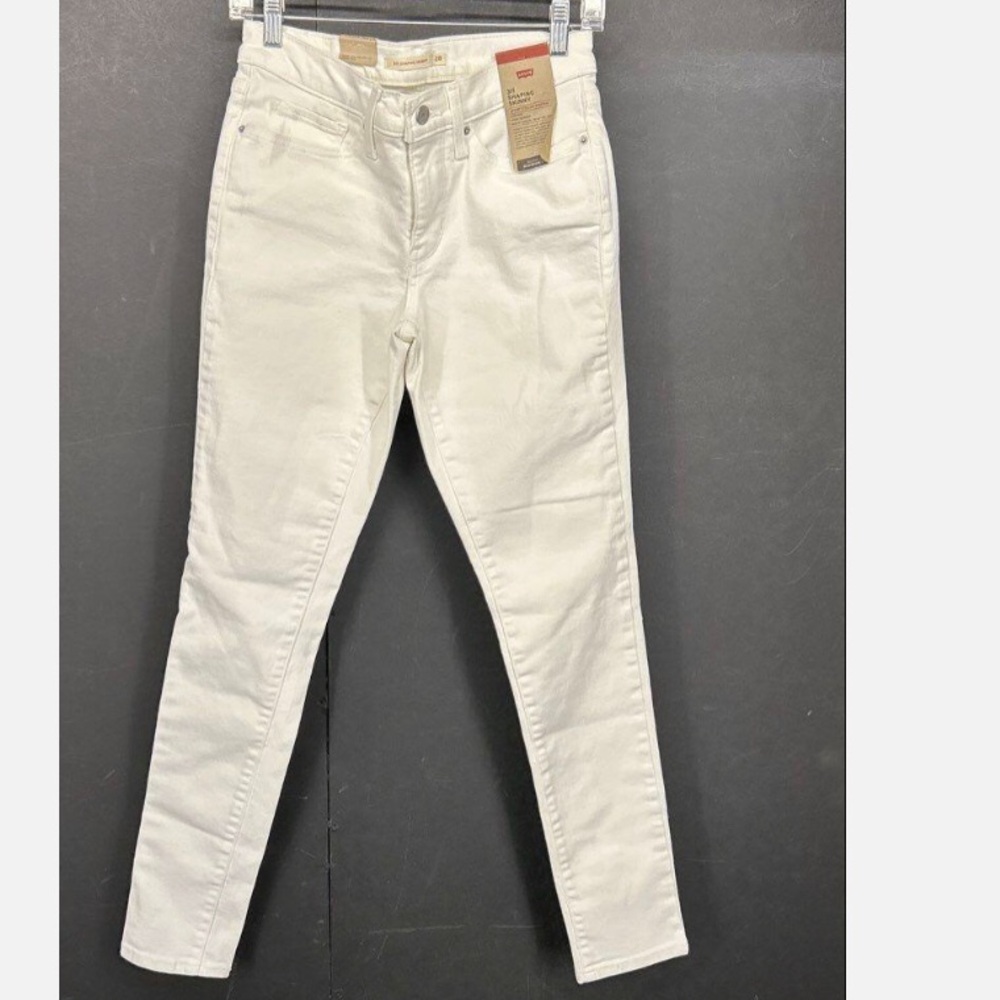 Levi's 311 Women's Shaping White Skinny Stretch Jeans, US 28, NWT